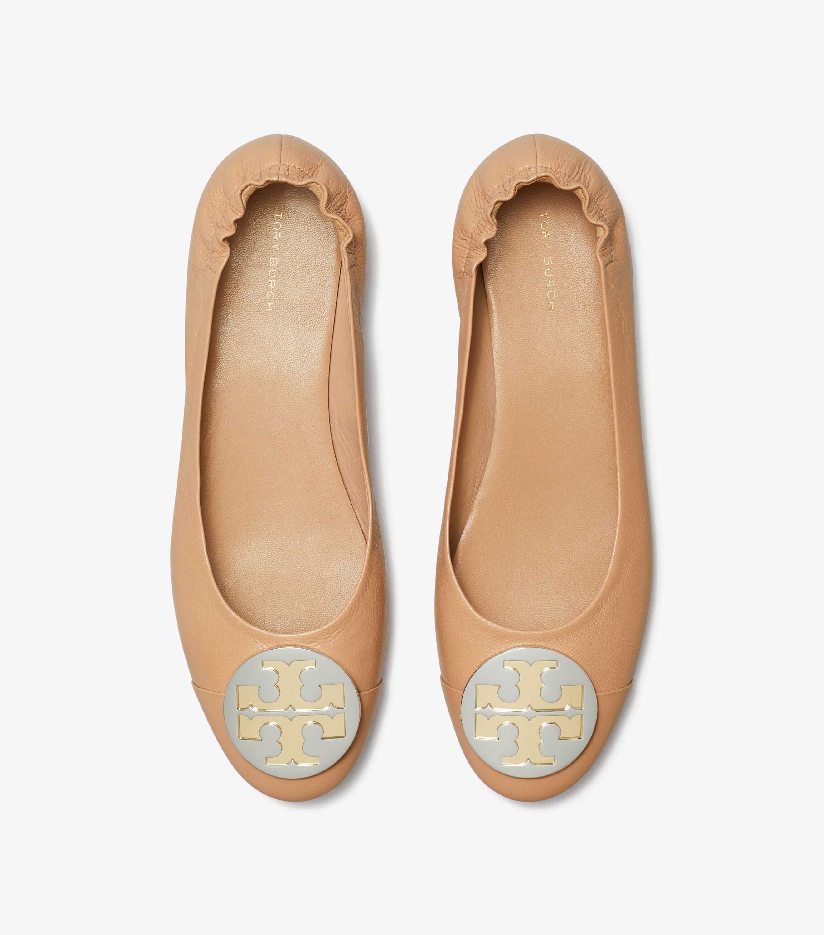 Nude tory burch flats shop