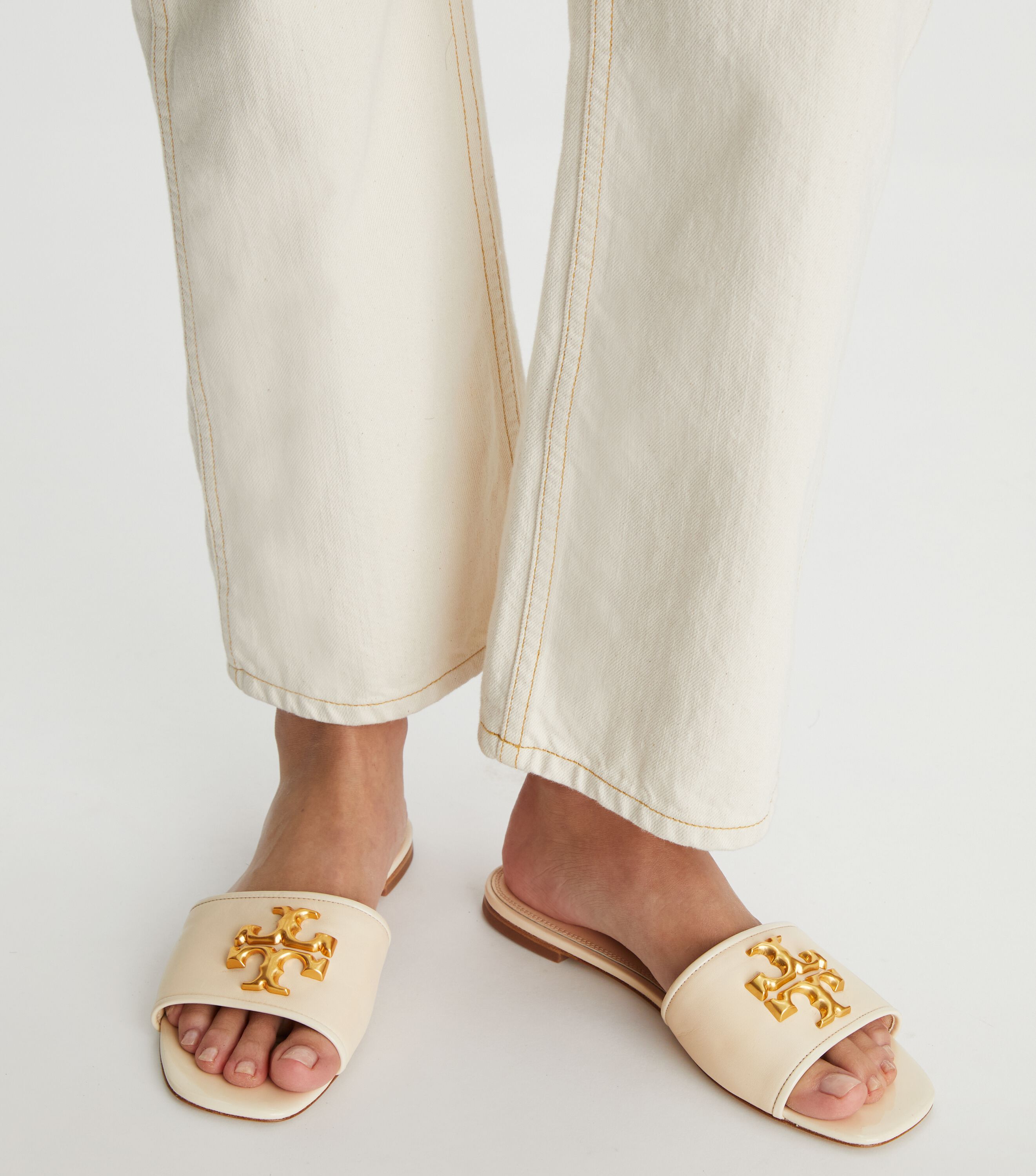Eleanor Slide, New Cream | Tory Burch KSA