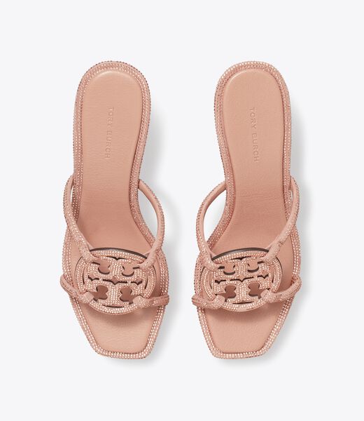 tory burch miller pave bombe low heel sandal
