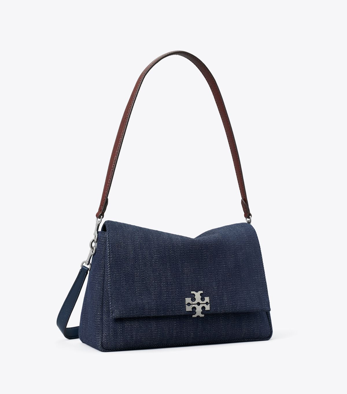 tory burch charlie denim shoulder bag