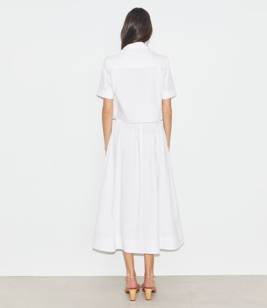 tory burch poplin skirt
