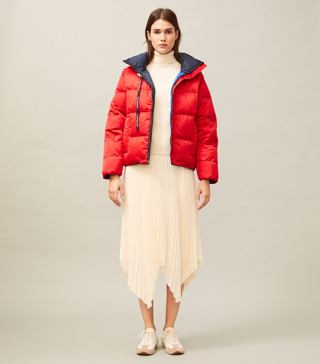 Reversible Color-Block Puffer Jacket | Ready-To-Wear | Tory Burch