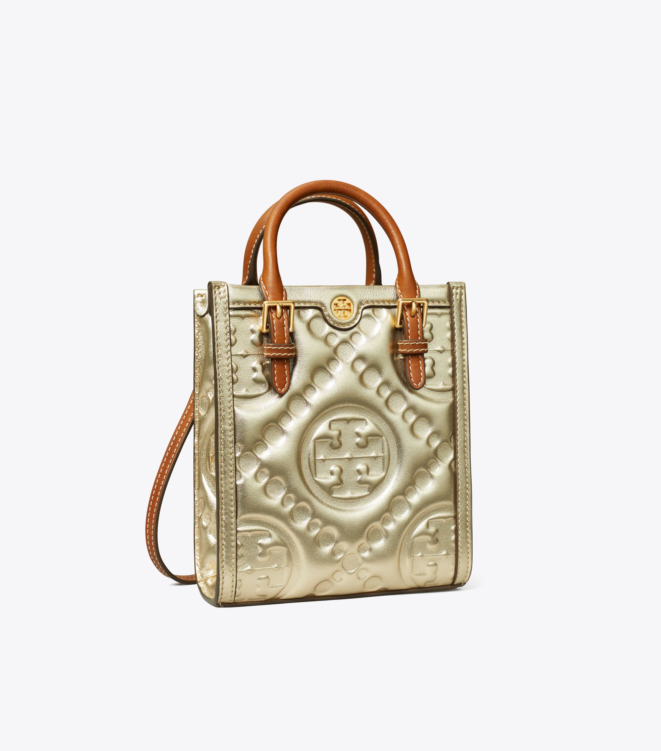 Tory burch clearance metallic tote