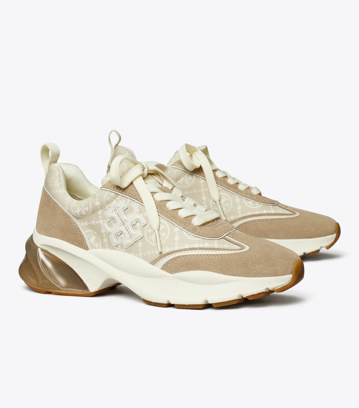 tory burch t monogram good luck trainer