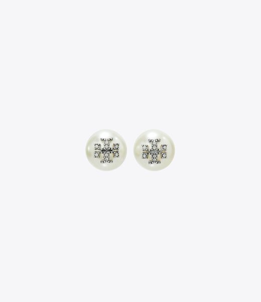 tory burch kira pearl stud earring