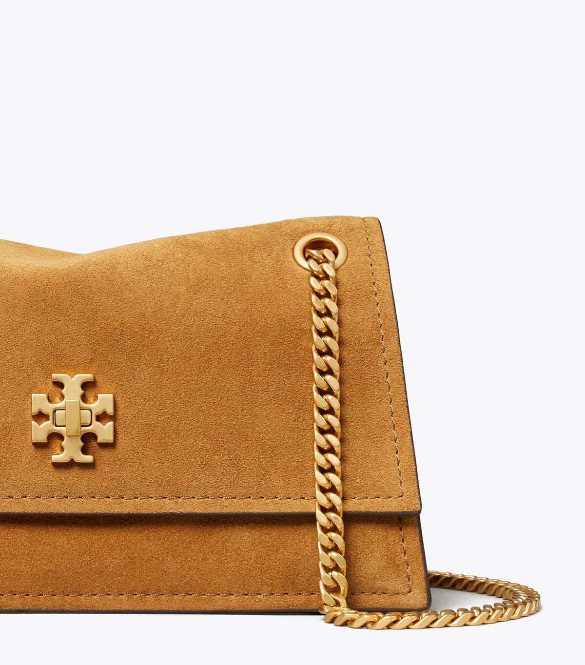 tory burch mini kira turnlock suede shoulder bag