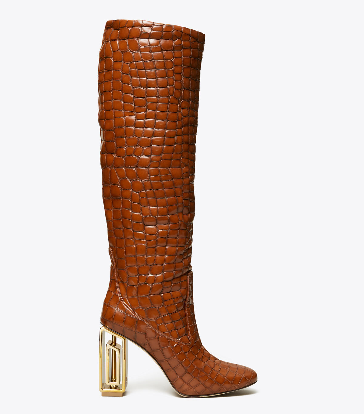 tory burch jessa metal heel boot