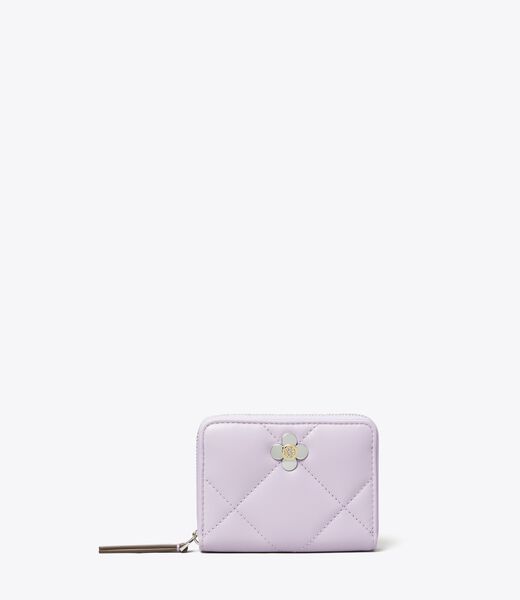 tory burch small kira diamond quilt clover wallet