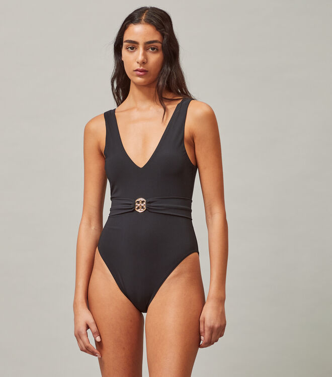 Miller Plunge One-Piece Swimsuit | Ready-To-Wear | Tory Burch