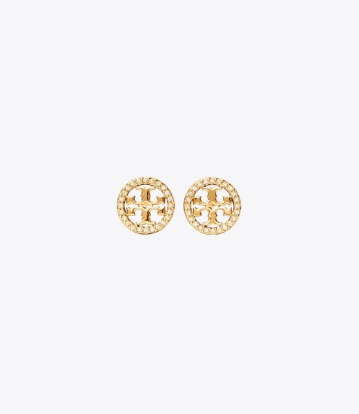 tory burch miller pave stud earring