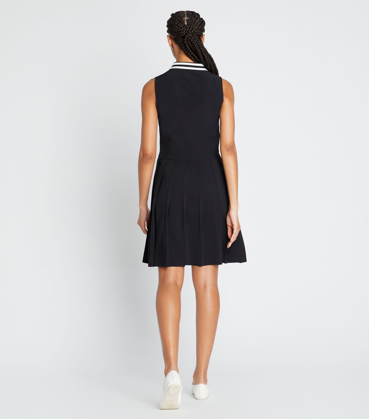 tory burch performance pleated dress