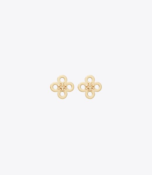 أقراط مرصعة بزهرة البرسيم tory burch أقراط مرصعة بزهرة البرسيم