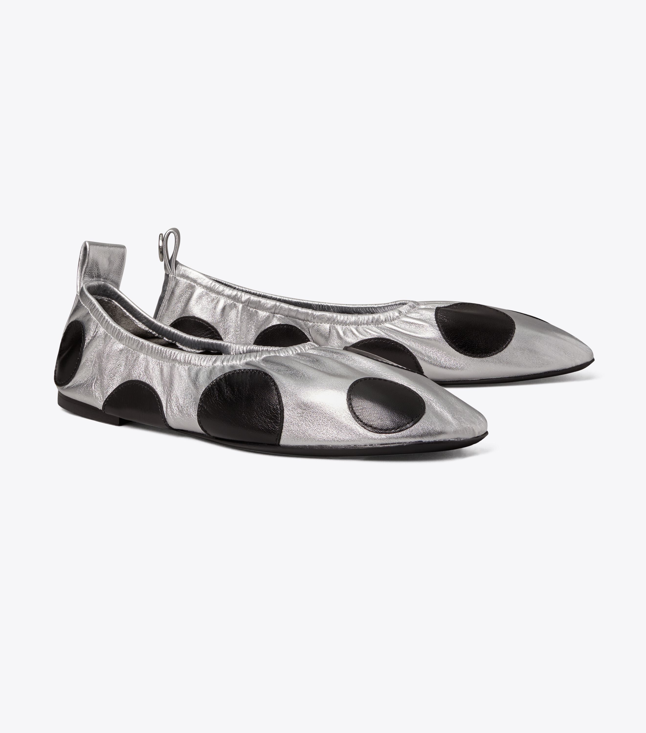 Tory burch top polka dot flats