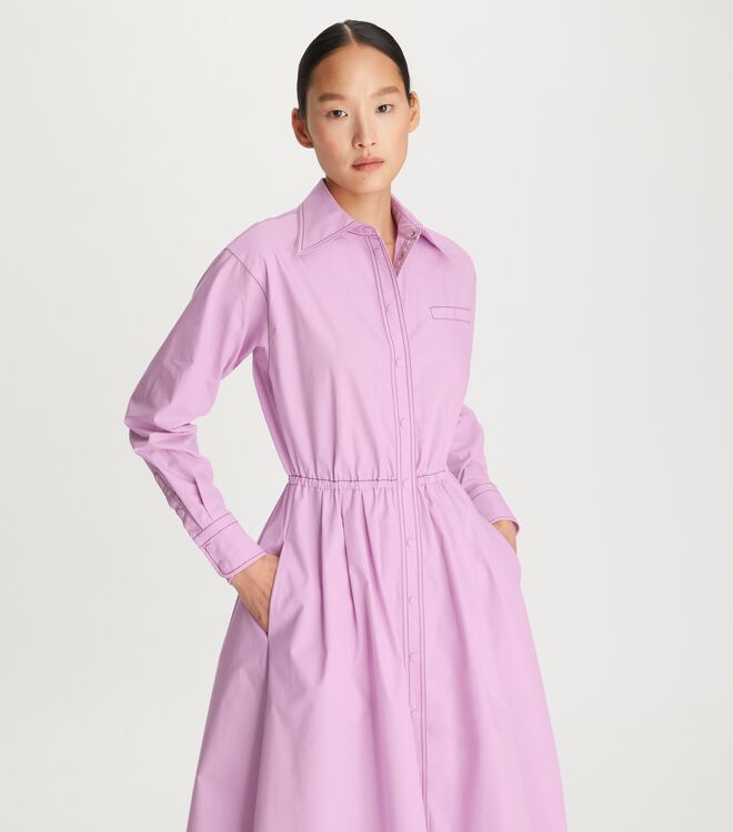 Cotton Poplin Eleanor Dress | Ready-To-Wear | Tory Burch