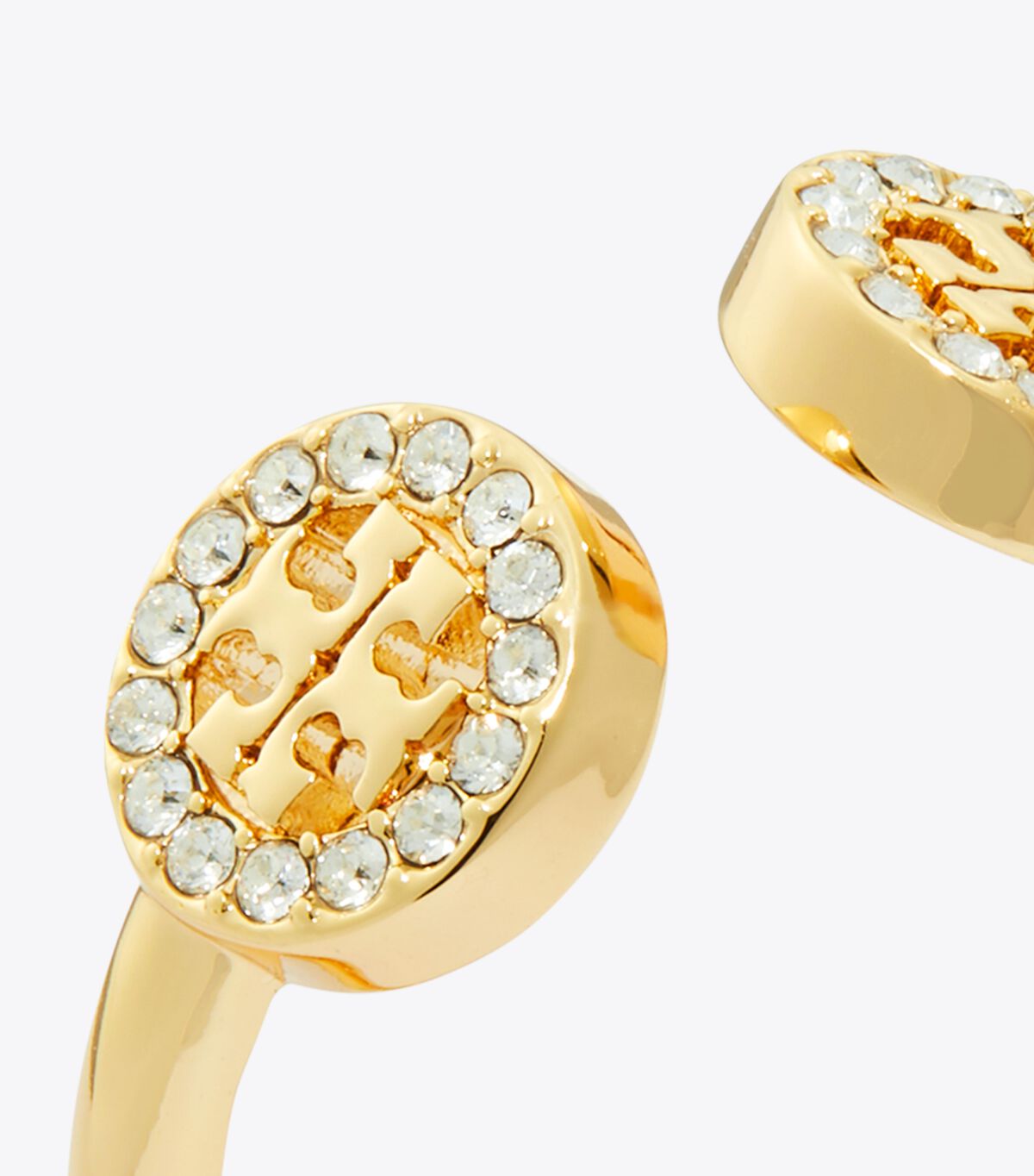 tory burch miller pave open ring