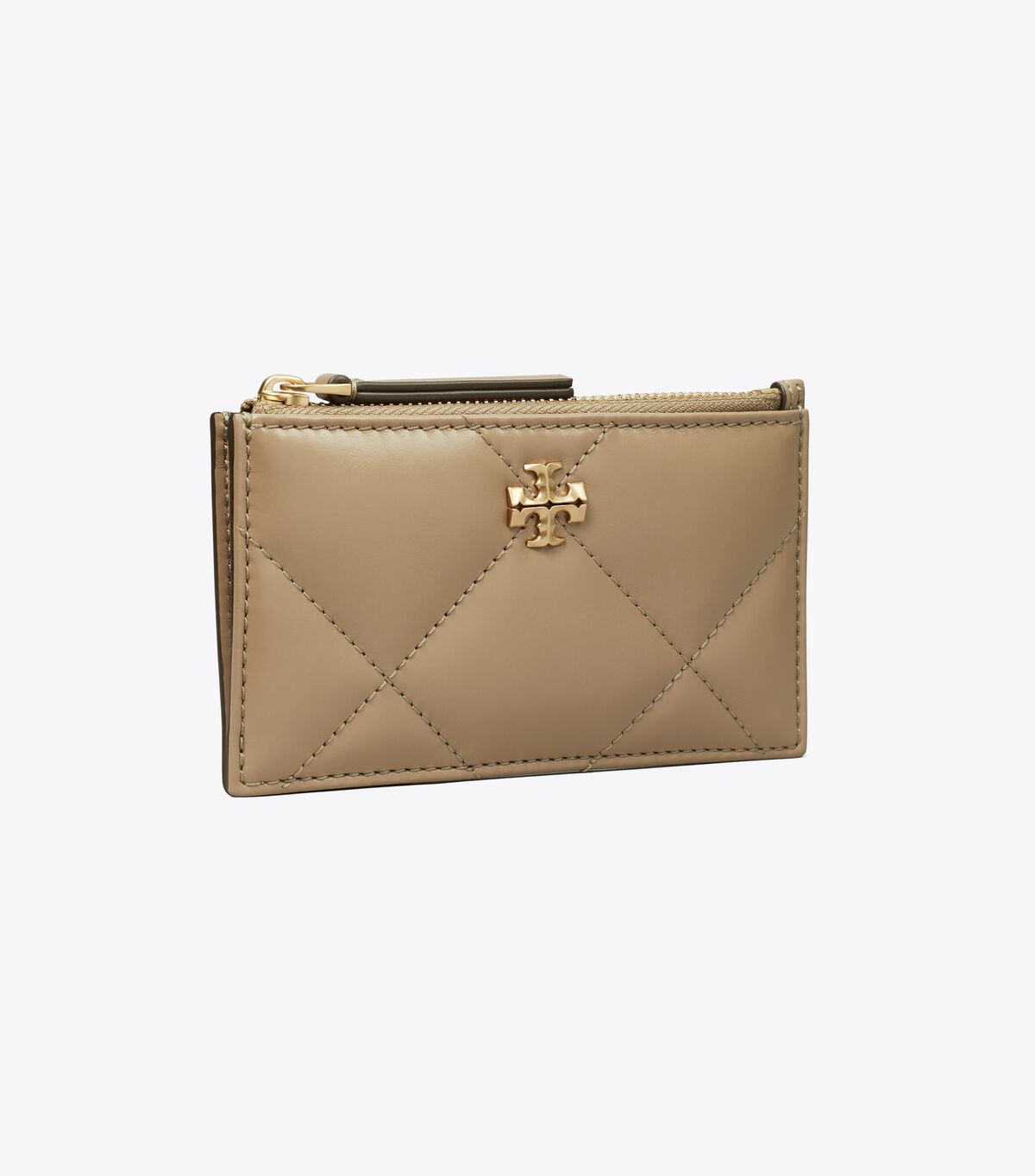 tory burch kira diamond quilt zip card case