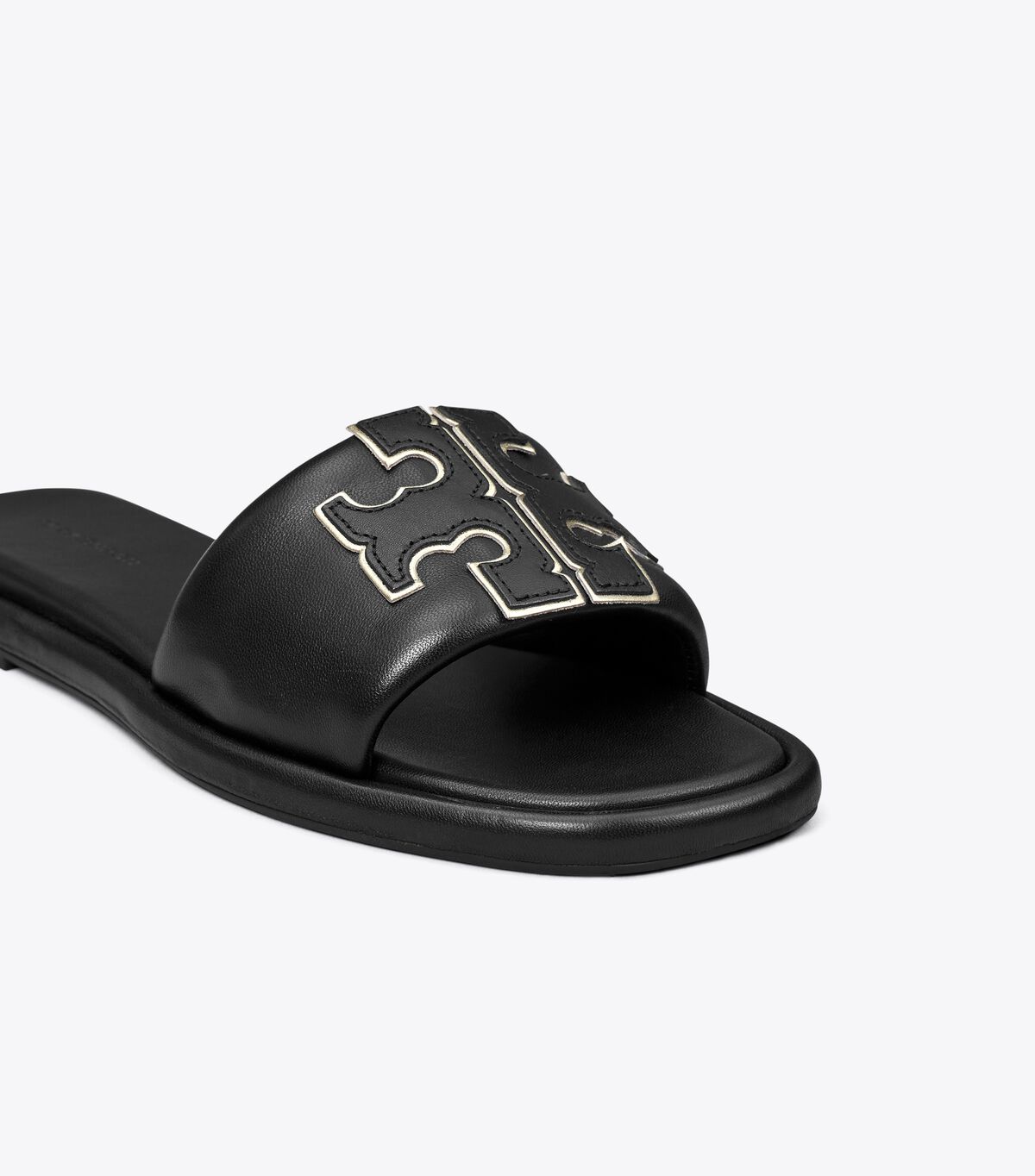 tory burch double t sport slide