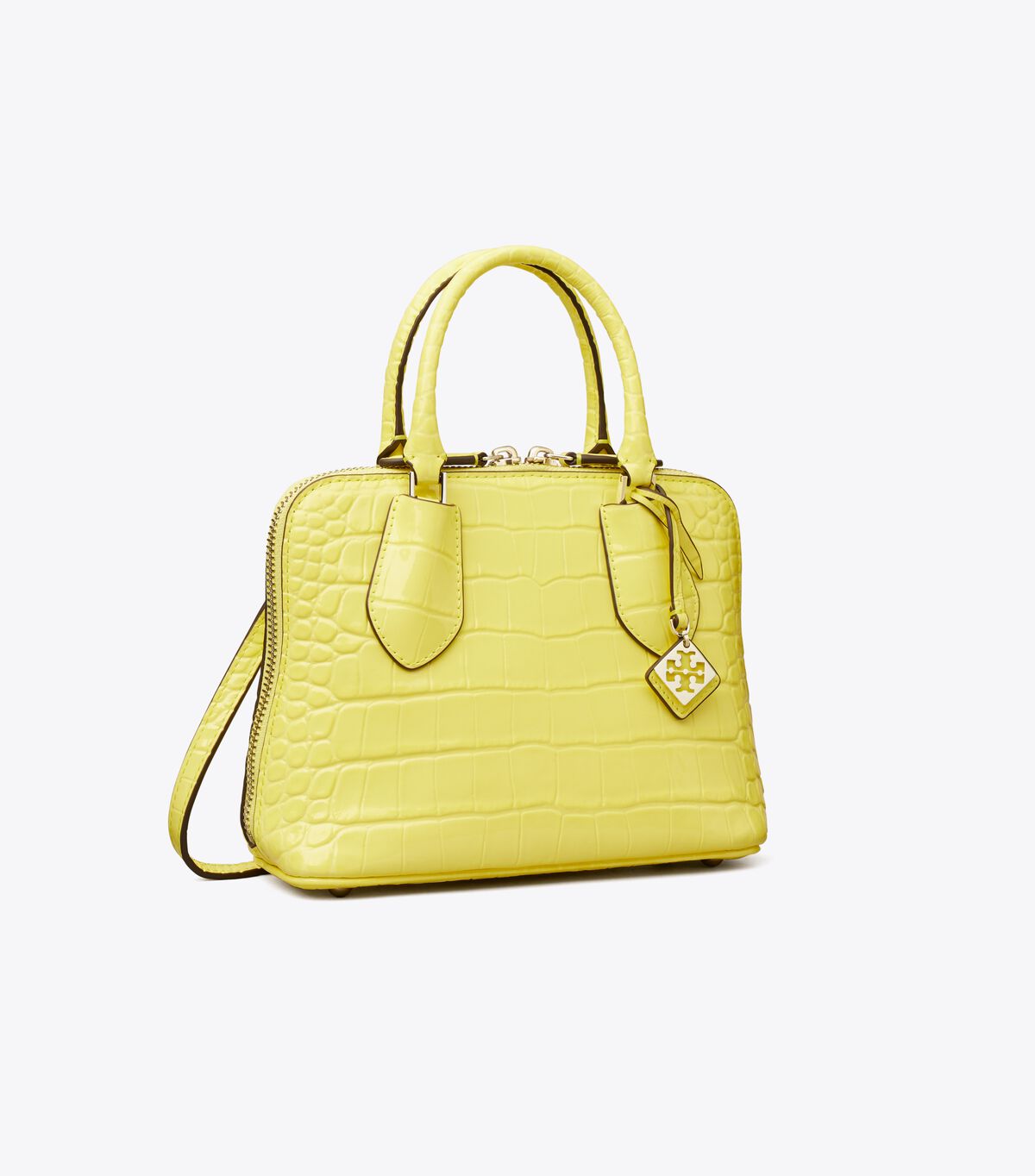 tory burch mini embossed swing satchel