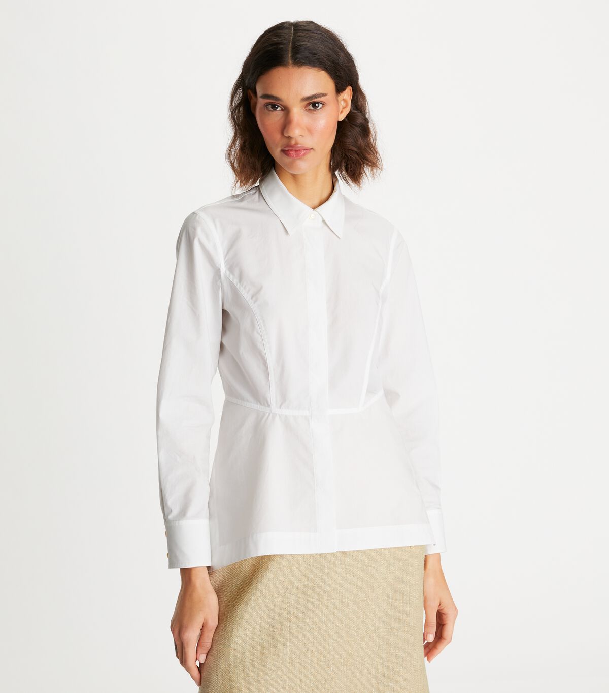 tory burch poplin shirt