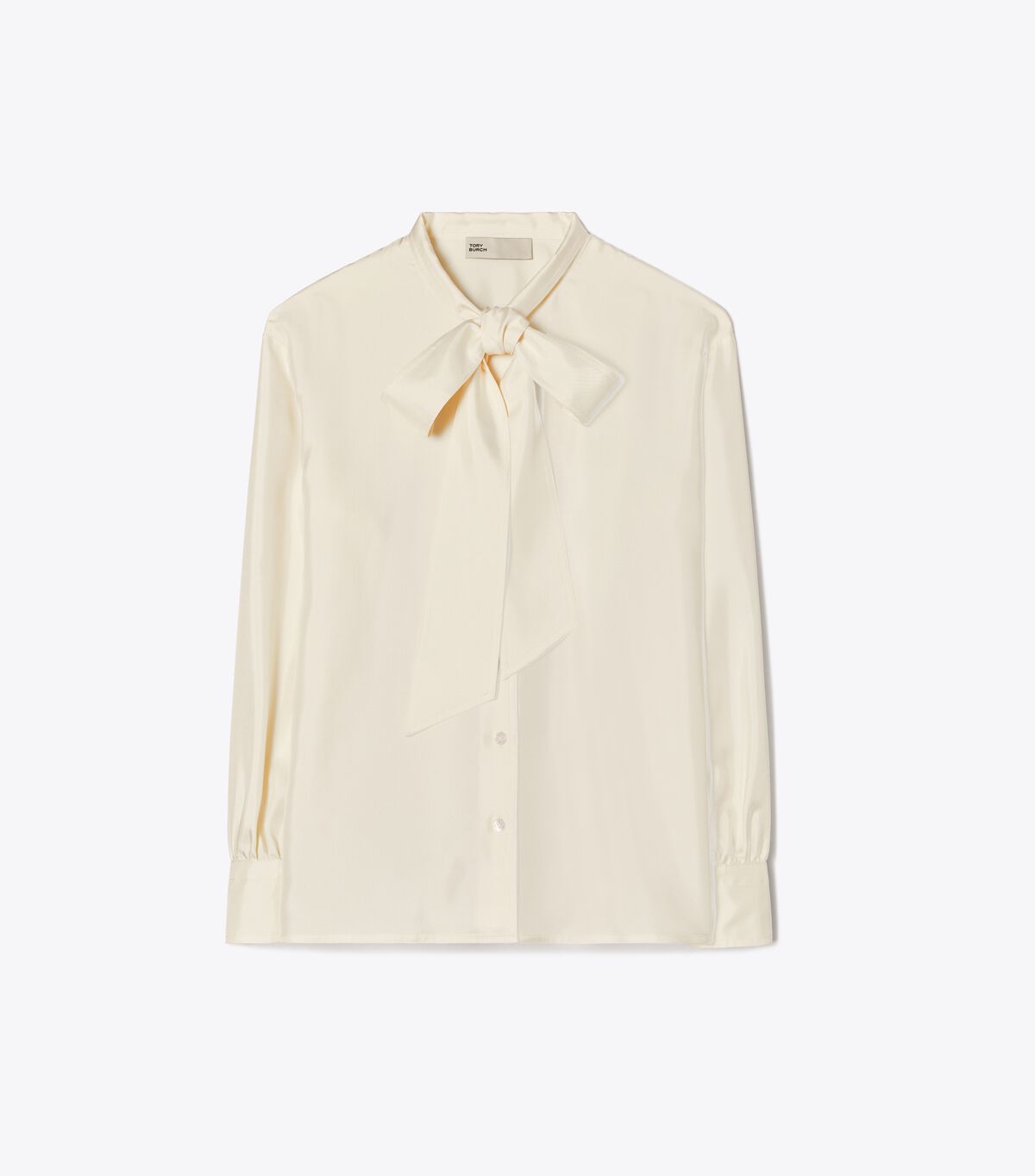 tory burch silk bow blouse