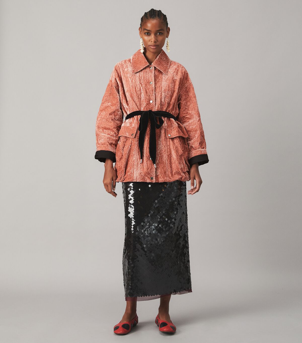 Velvet Anorak tory burch velvet anorak