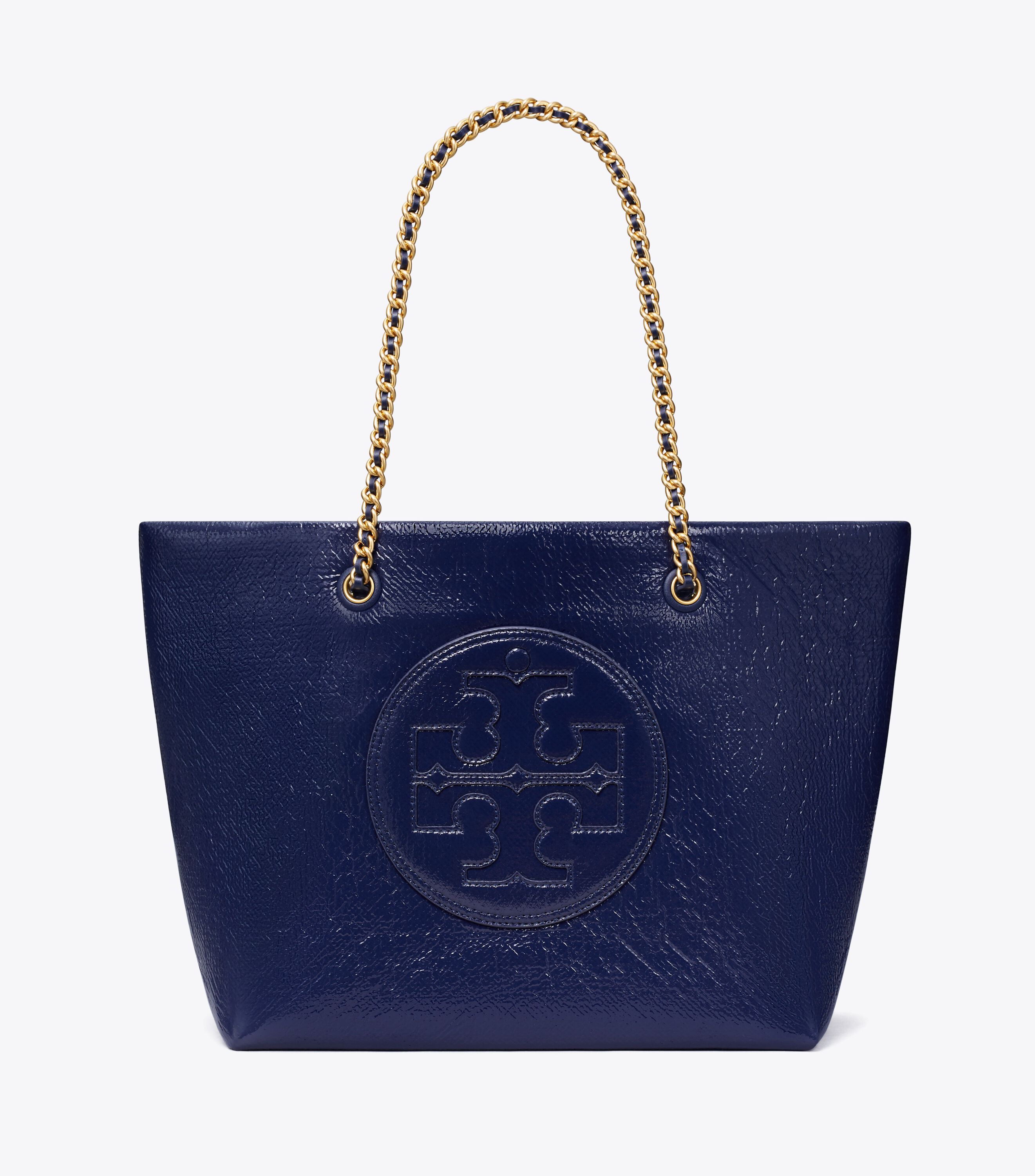 Tory burch blue tote sale