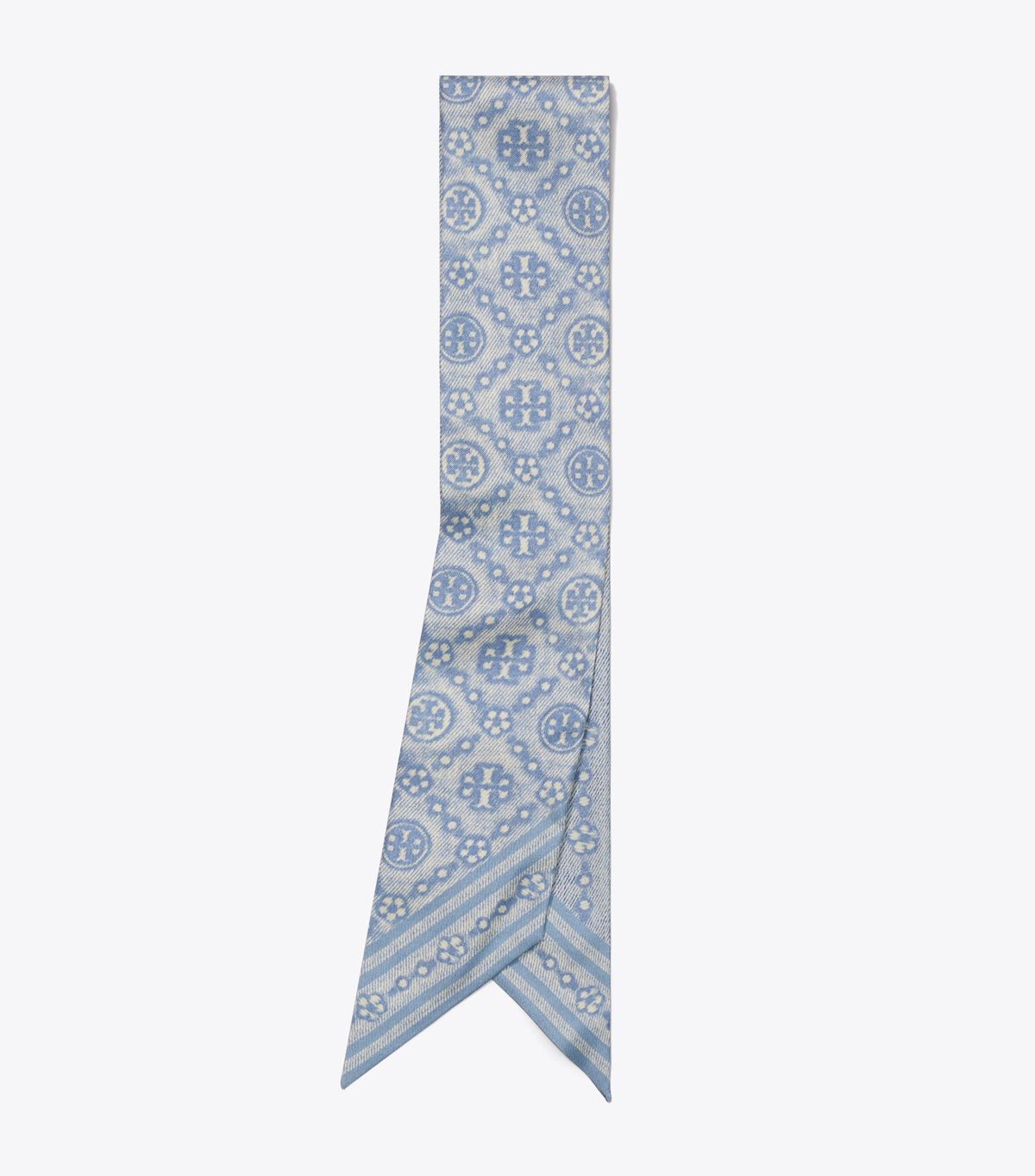 T Monogram Silk Ribbon Tie tory burch t monogram silk ribbon tie