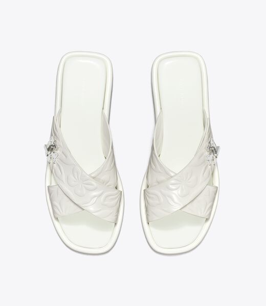 tory burch turnlock slide