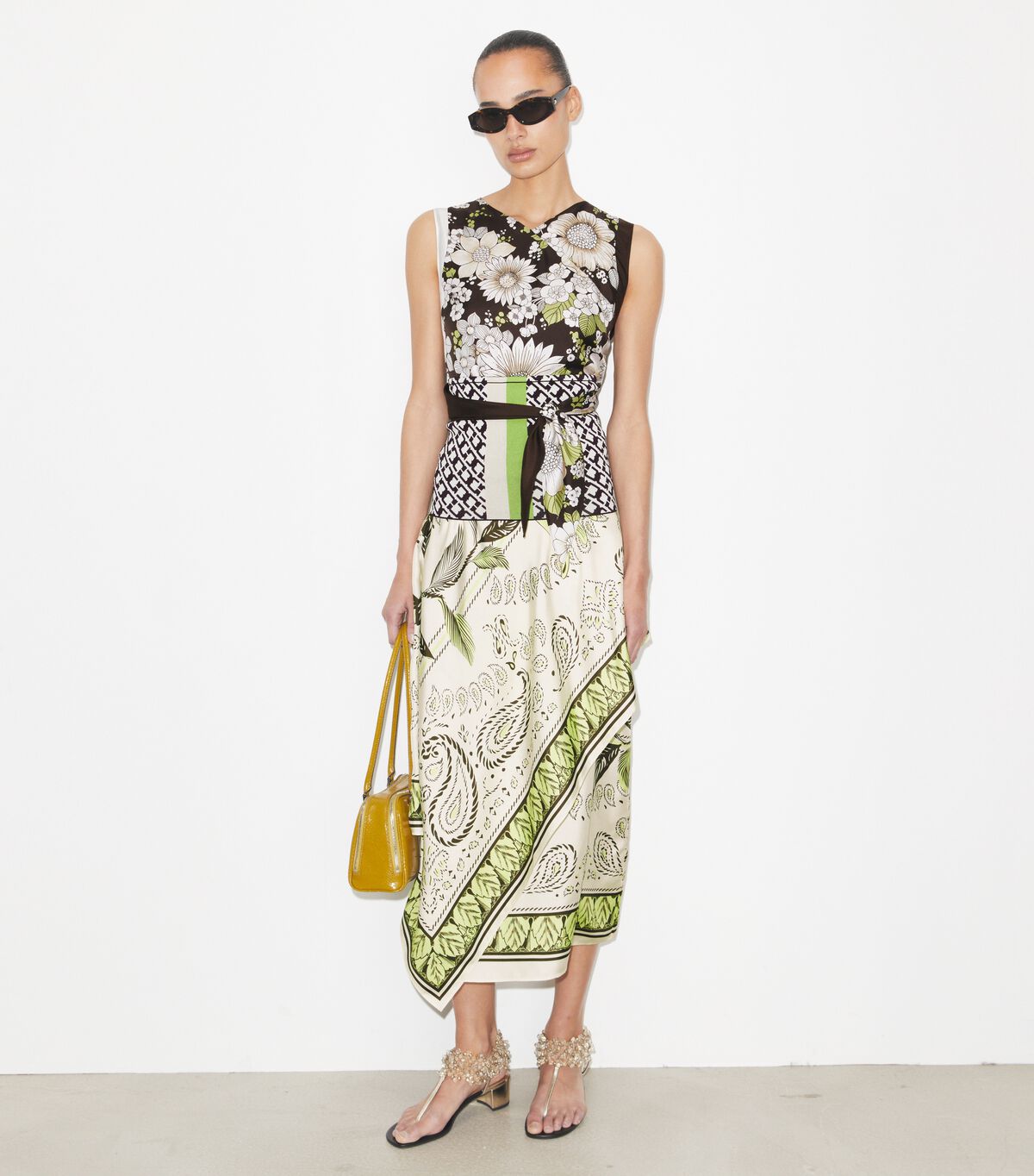 tory burch silk scarf wrap skirt