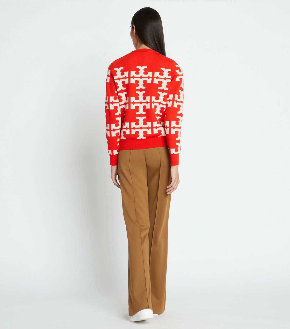 tory burch wool logo sweater