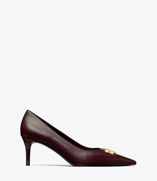 tory burch حذاء تشارلي بكعب عالٍ