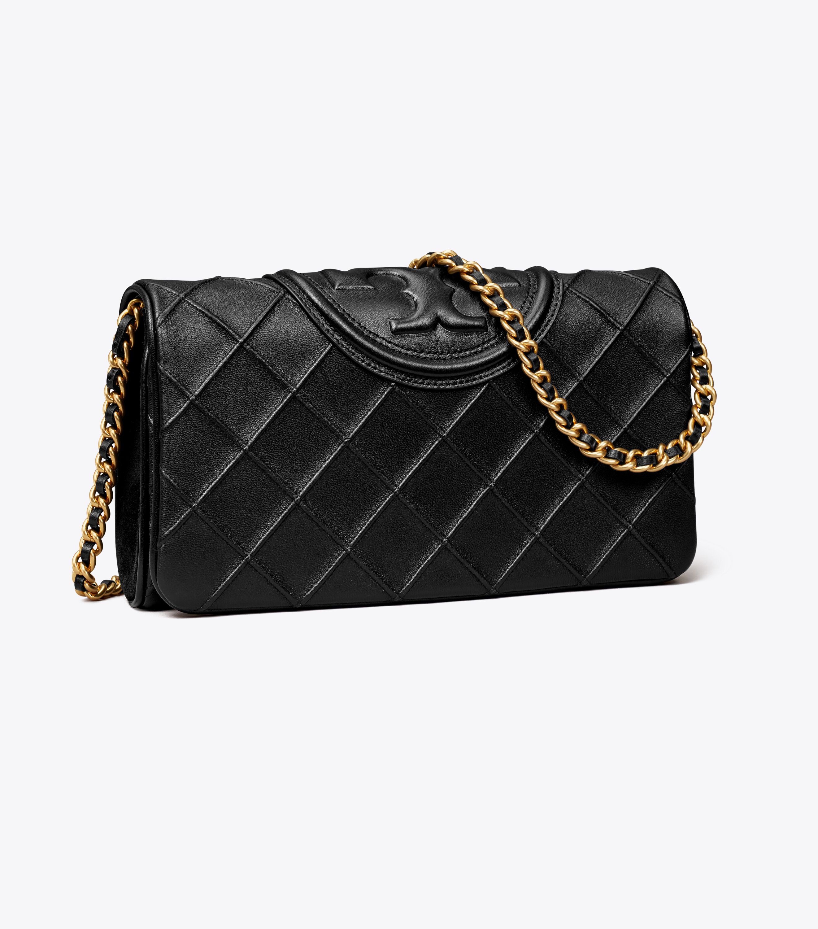 Tory burch fleming soft clutch shop