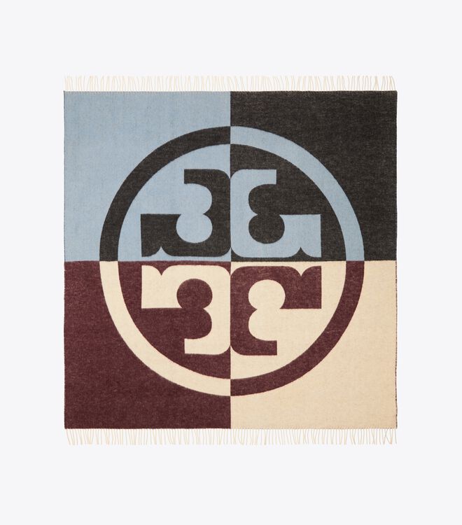 LOGO COLORBLOCK JACQUARD - VINO  BLUE