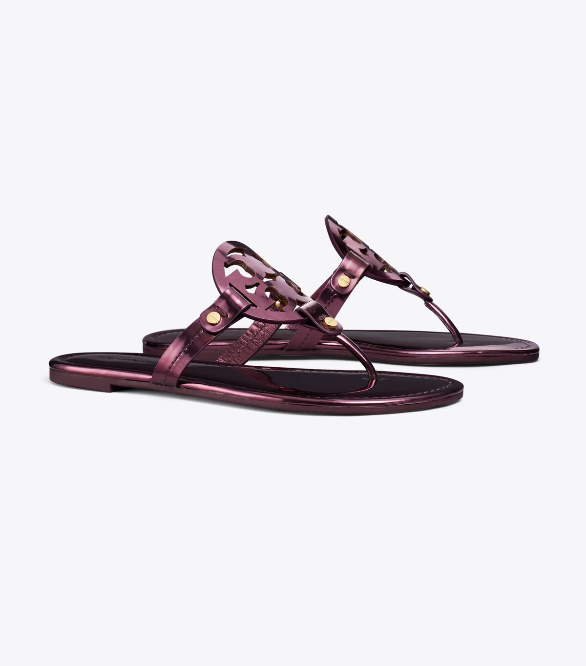 tory burch miller metallic sandal