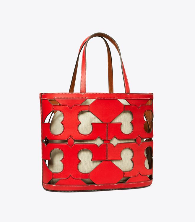 Cutout Logo Small Tote Bag