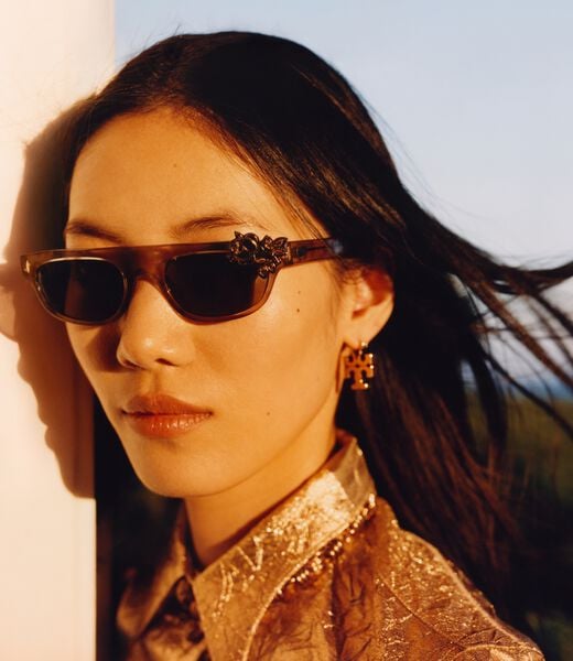 Icon Hoop Earrings tory burch icon hoop earrings