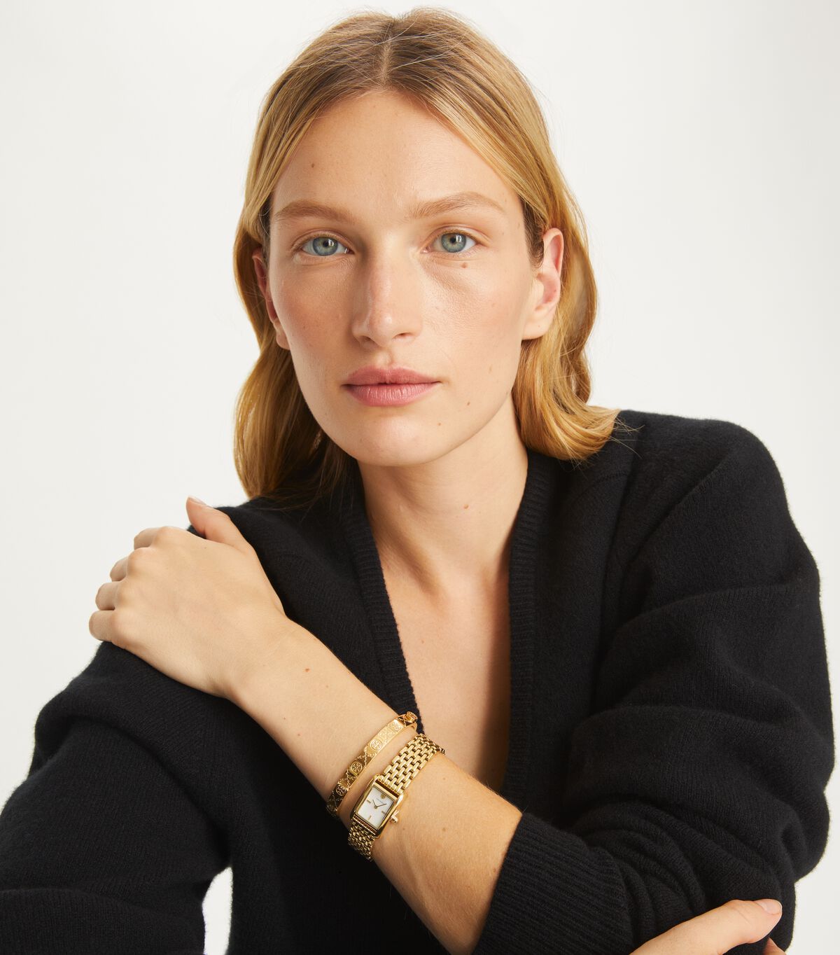 tory burch t monogram hinge bracelet