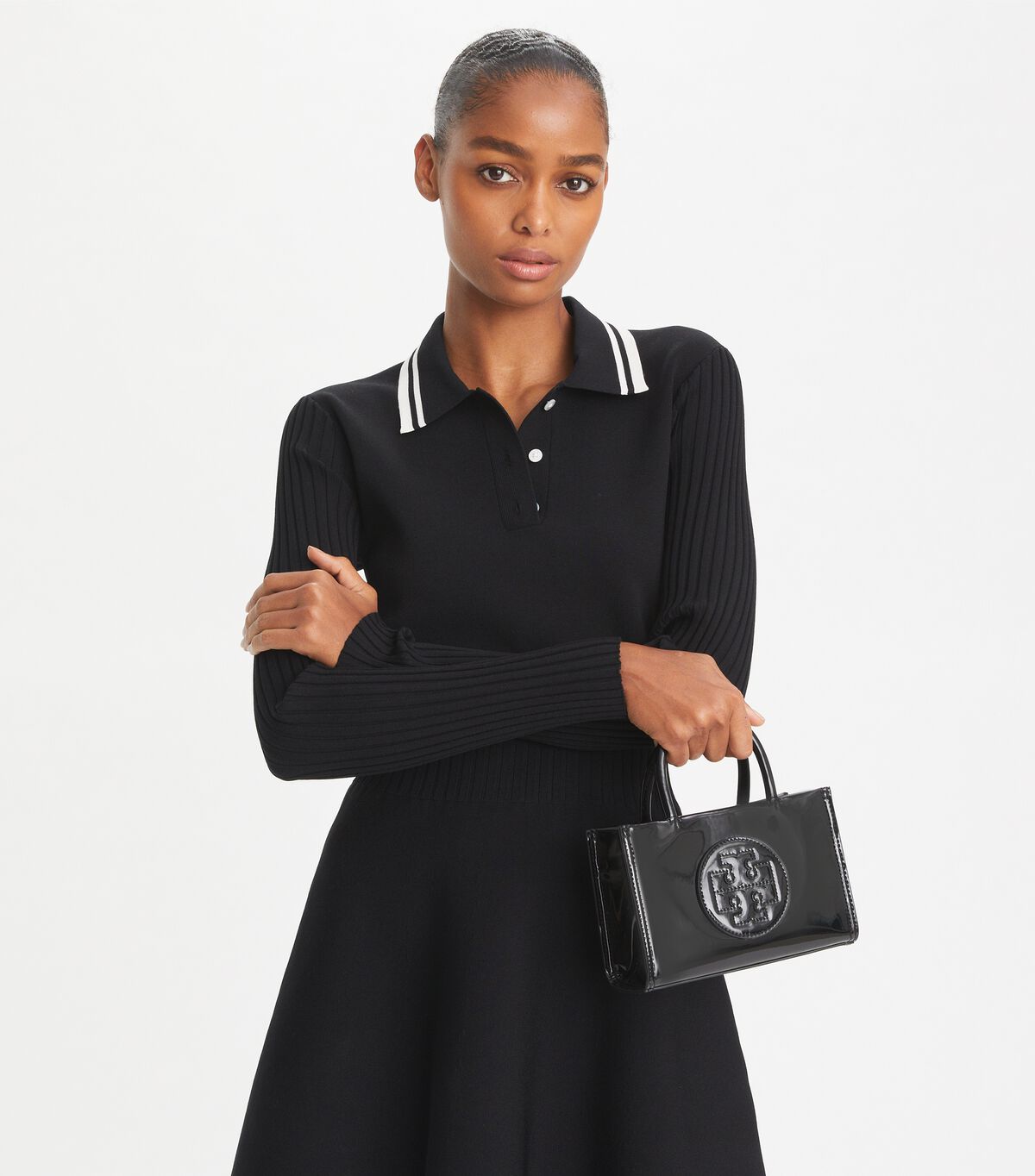 tory burch mini ella bio patent tote