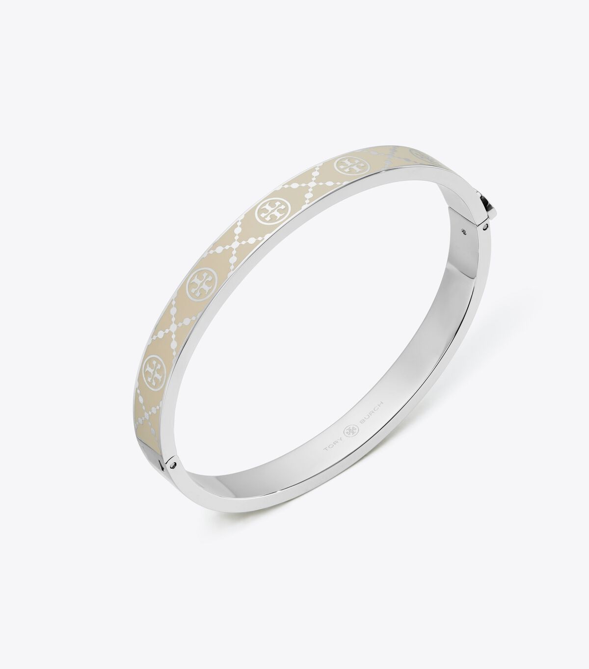 tory burch t monogram hinge bracelet