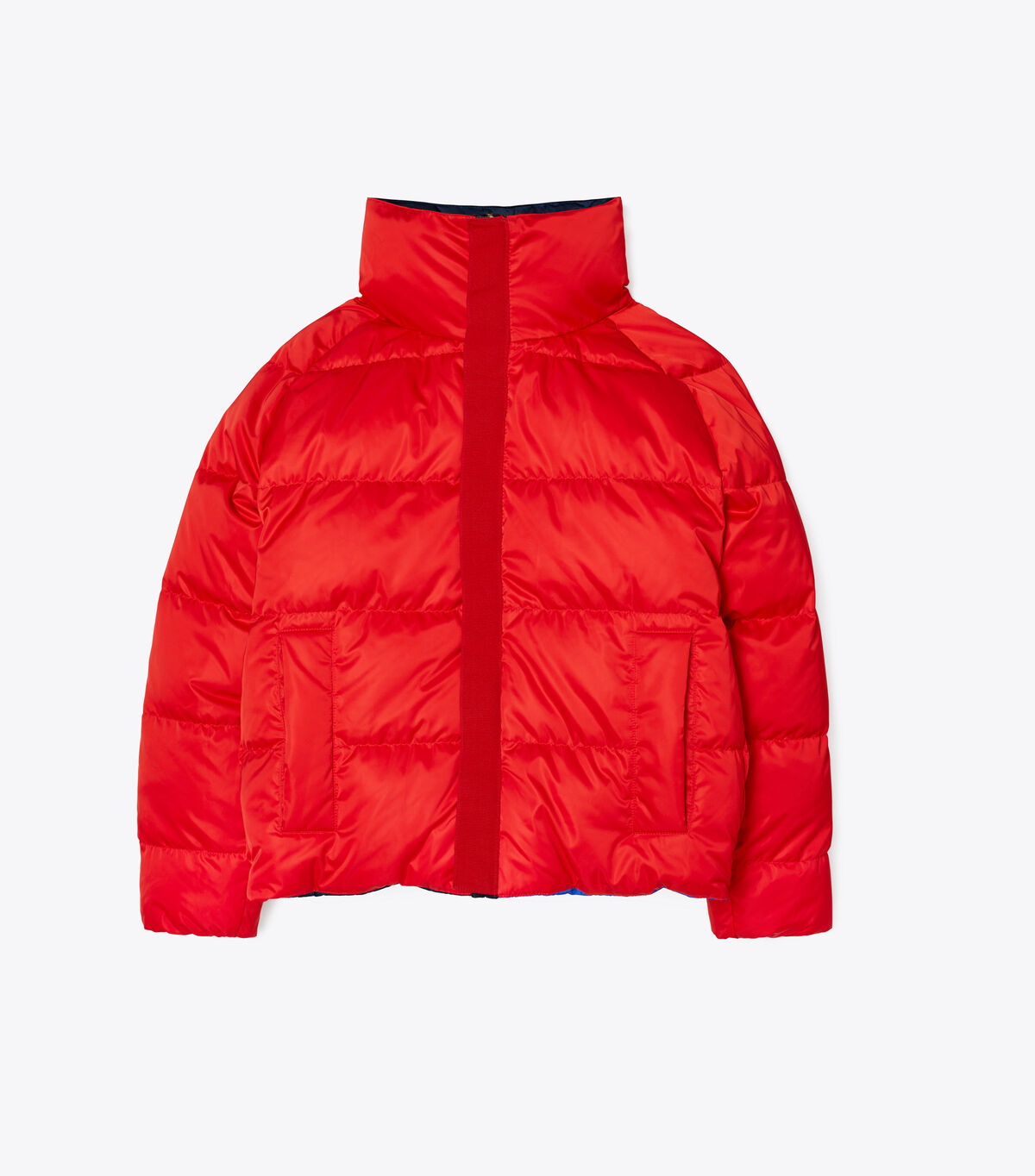REVERSIBLE COLOR-BLOCK PUFFER JACKET