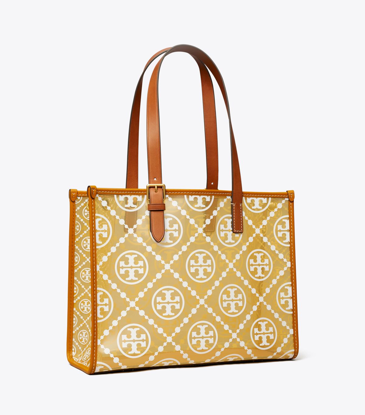 Small T Monogram Clear Tote