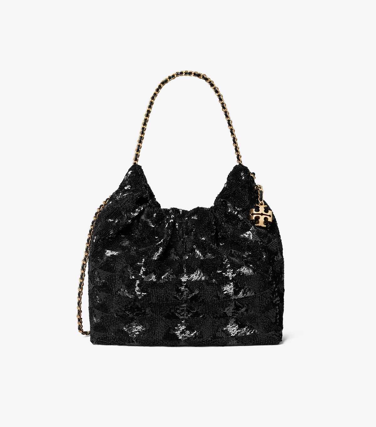 tory burch mini fleming sequin hobo bag
