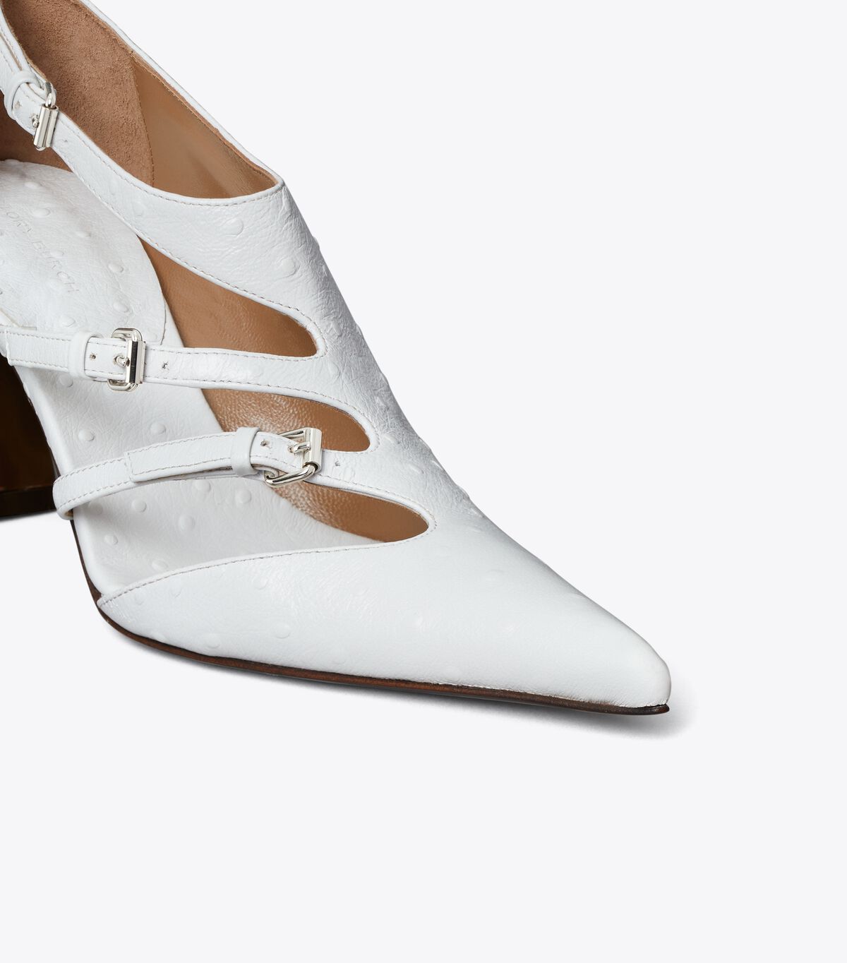 tory burch multi buckle pump