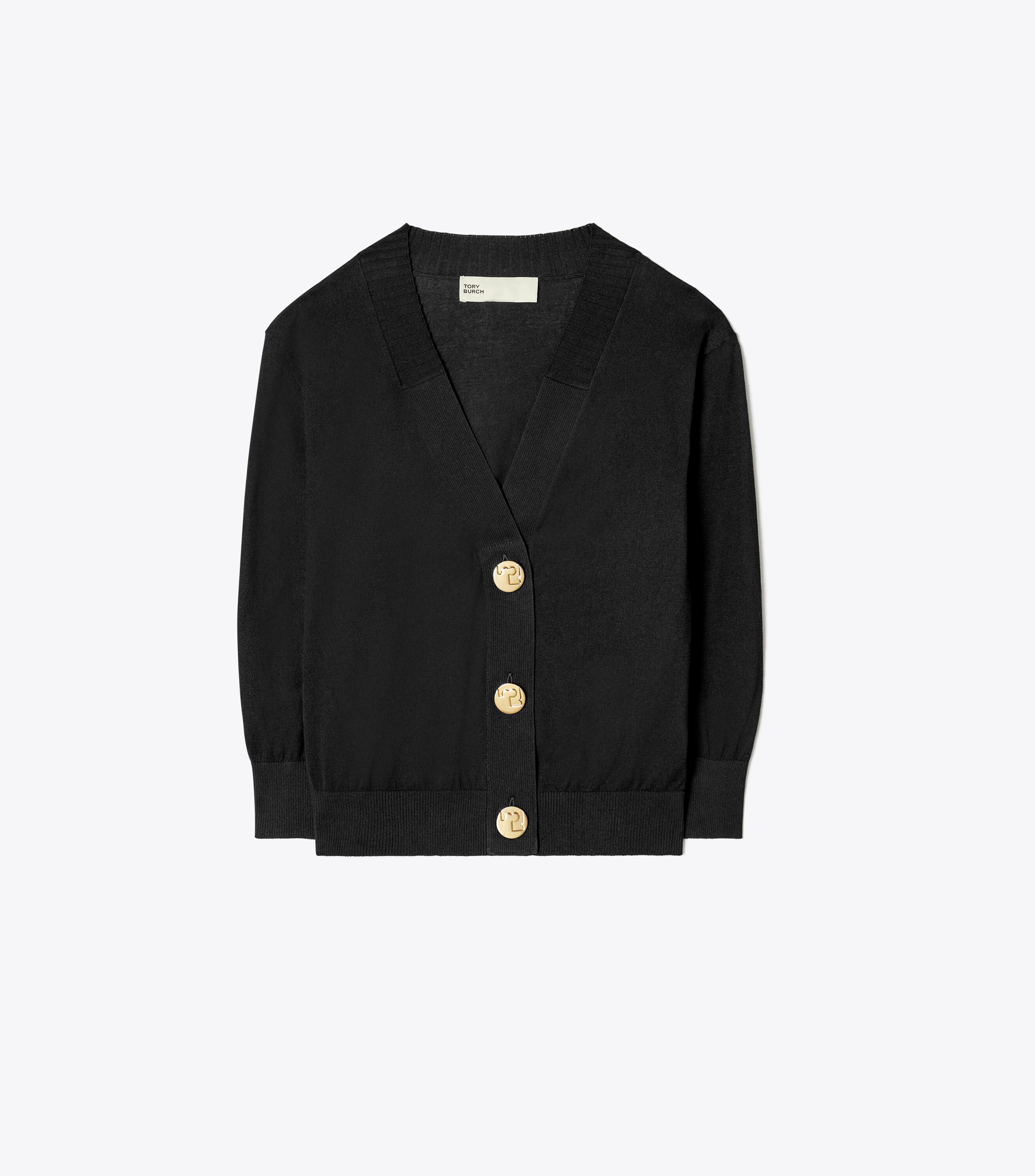 Tory burch black cardigan on sale