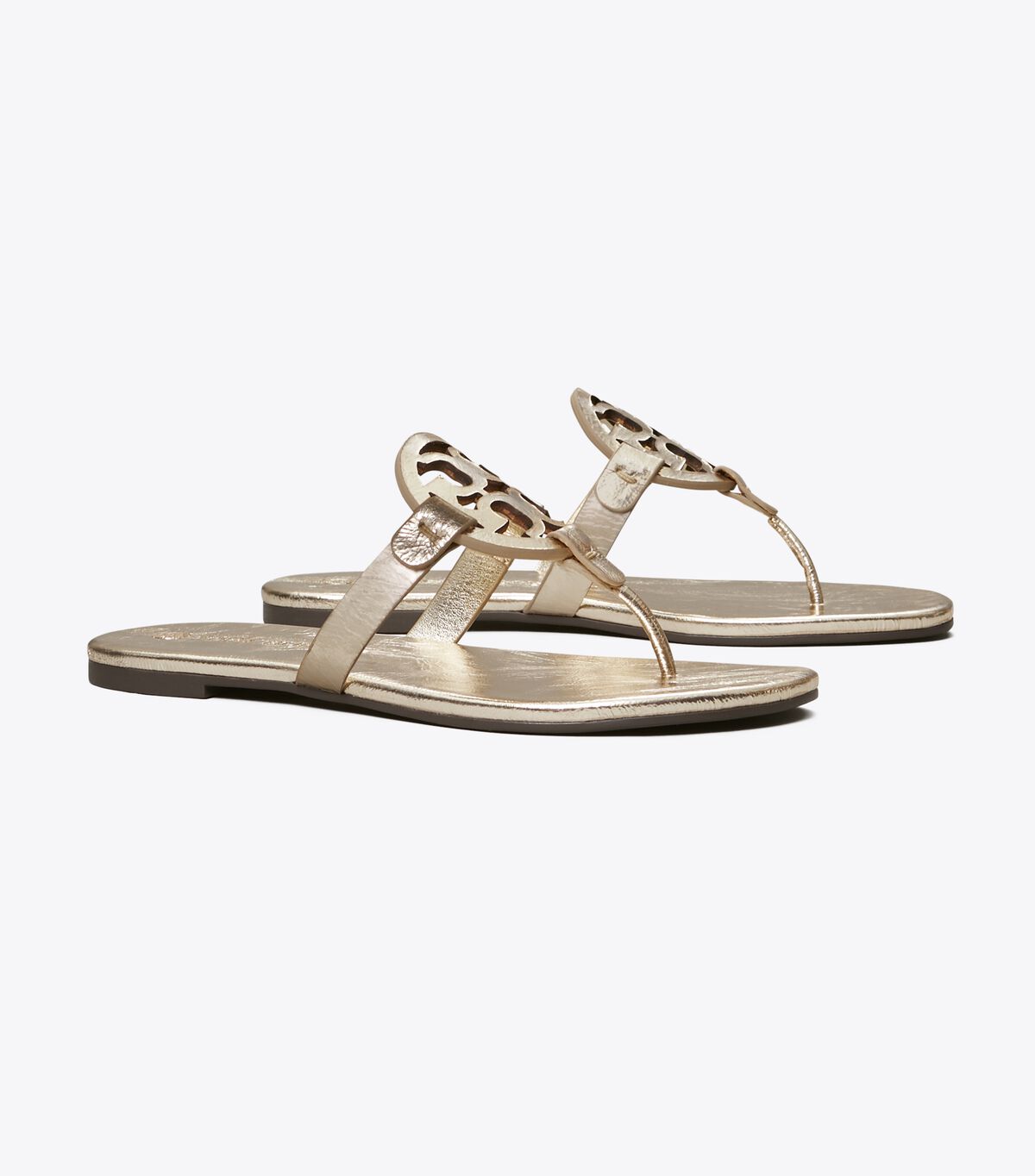 tory burch miller soft metallic sandal