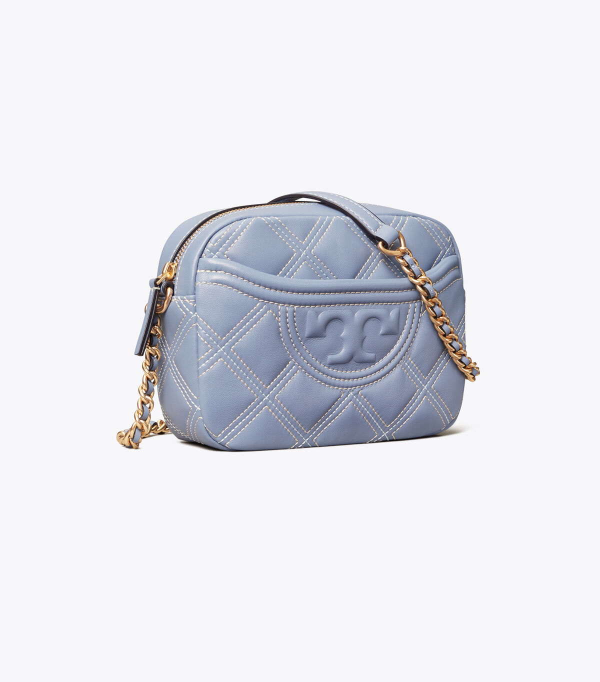 Fleming Soft Contrast-Stitch Camera Bag