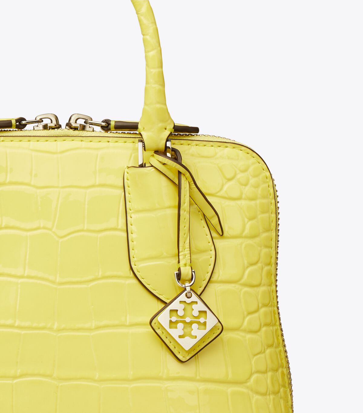 tory burch mini embossed swing satchel