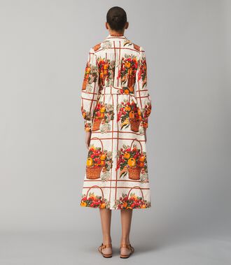 Printed Broderie Anglaise Painter's Dress
