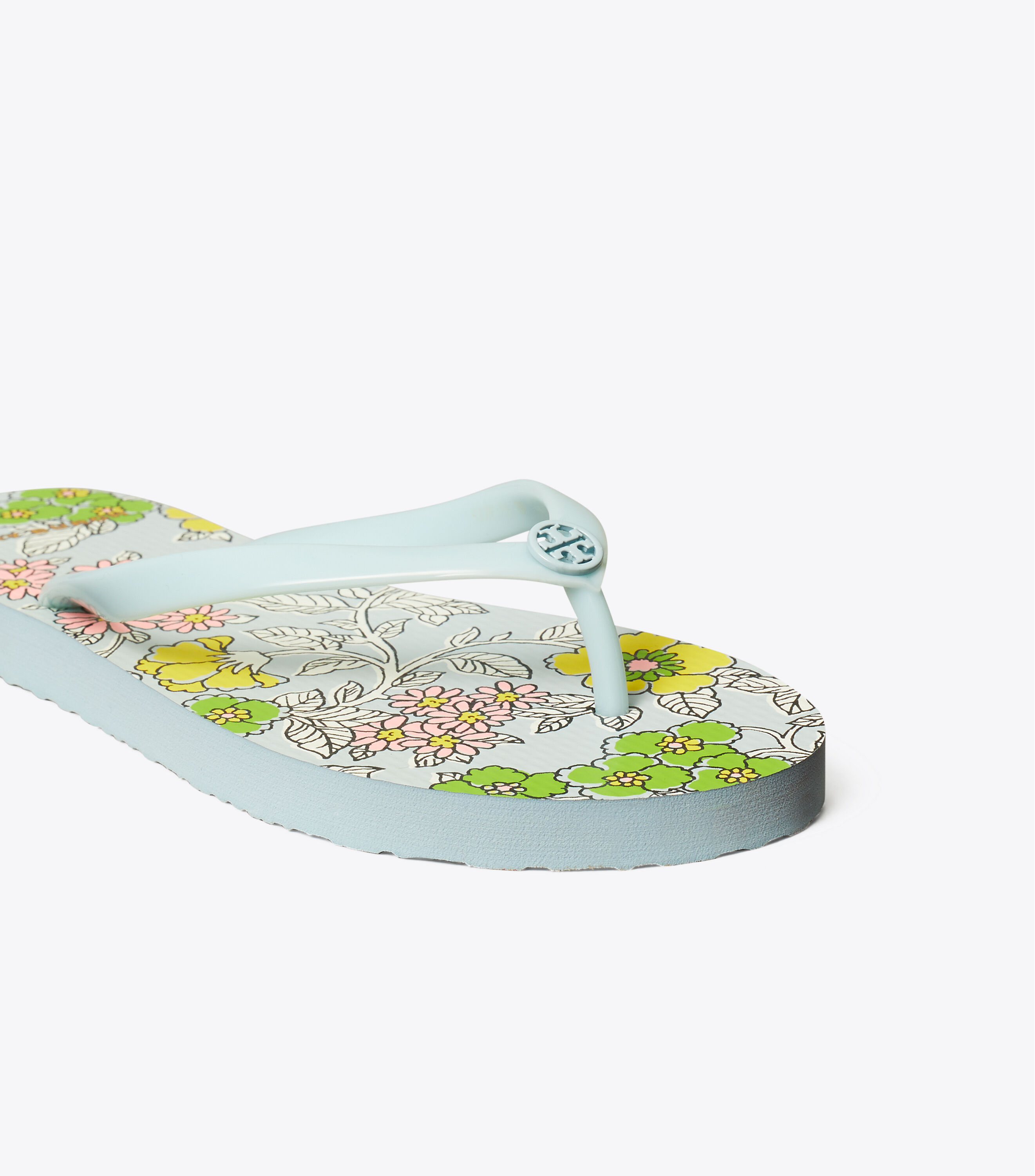 Printed Thin Flip Flop Shoes Tory Burch