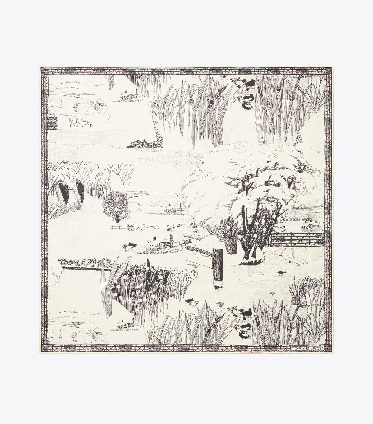 Forest Neckerchief tory burch forest neckerchief